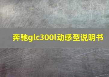 奔驰glc300l动感型说明书