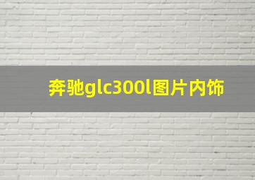 奔驰glc300l图片内饰