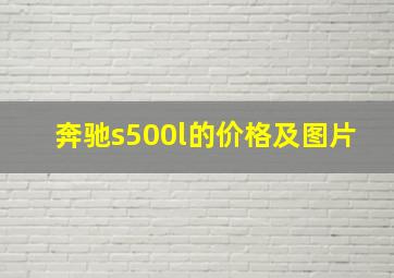 奔驰s500l的价格及图片