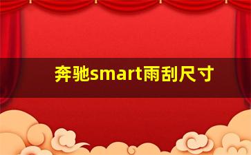 奔驰smart雨刮尺寸