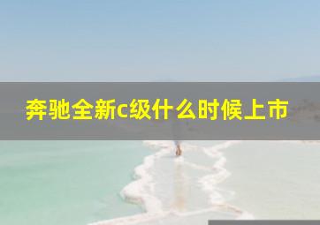 奔驰全新c级什么时候上市