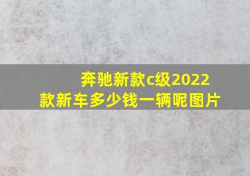 奔驰新款c级2022款新车多少钱一辆呢图片