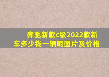 奔驰新款c级2022款新车多少钱一辆呢图片及价格