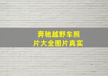 奔驰越野车照片大全图片真实