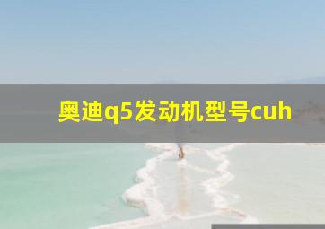 奥迪q5发动机型号cuh