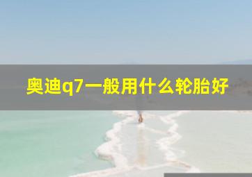 奥迪q7一般用什么轮胎好