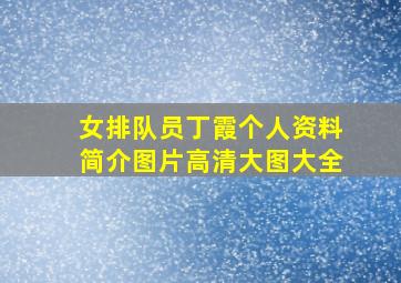 女排队员丁霞个人资料简介图片高清大图大全