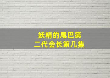 妖精的尾巴第二代会长第几集