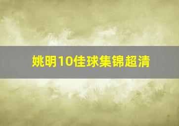 姚明10佳球集锦超清