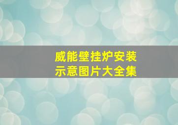 威能壁挂炉安装示意图片大全集