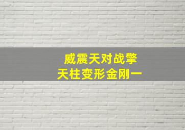 威震天对战擎天柱变形金刚一