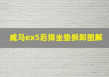 威马ex5后排坐垫拆卸图解