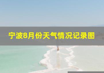 宁波8月份天气情况记录图