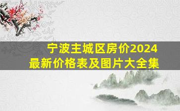 宁波主城区房价2024最新价格表及图片大全集