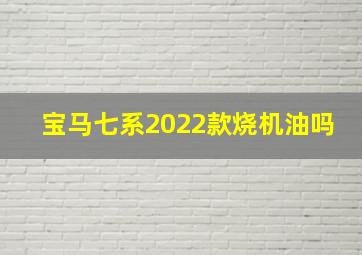 宝马七系2022款烧机油吗