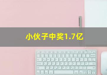 小伙子中奖1.7亿