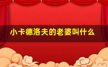 小卡德洛夫的老婆叫什么