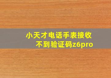 小天才电话手表接收不到验证码z6pro