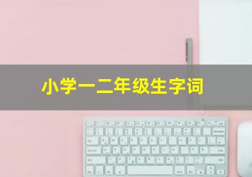 小学一二年级生字词