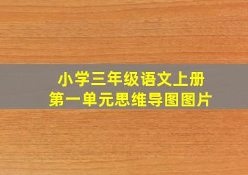 小学三年级语文上册第一单元思维导图图片