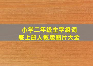 小学二年级生字组词表上册人教版图片大全