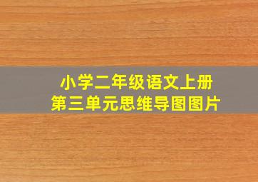 小学二年级语文上册第三单元思维导图图片