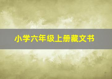 小学六年级上册藏文书