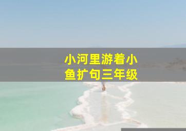 小河里游着小鱼扩句三年级