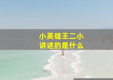 小英雄王二小讲述的是什么