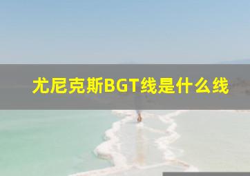 尤尼克斯BGT线是什么线