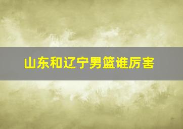 山东和辽宁男篮谁厉害