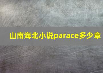 山南海北小说parace多少章