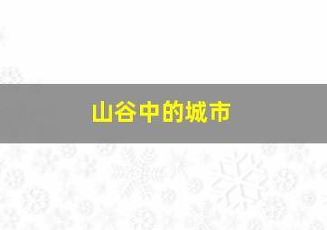 山谷中的城市