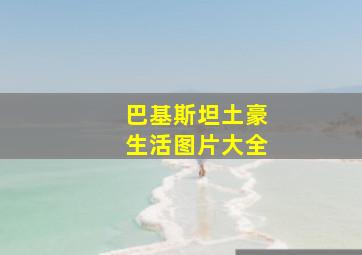 巴基斯坦土豪生活图片大全