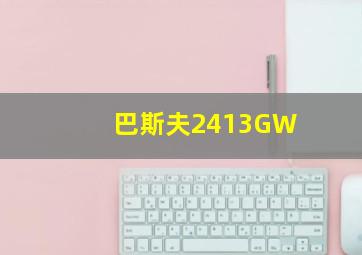 巴斯夫2413GW