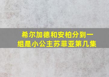 希尔加德和安柏分到一组是小公主苏菲亚第几集