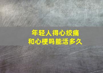 年轻人得心绞痛和心梗吗能活多久