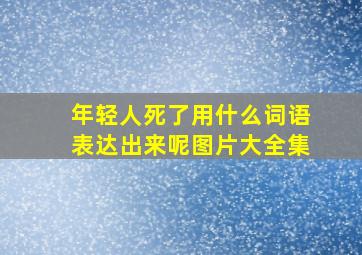 年轻人死了用什么词语表达出来呢图片大全集