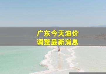 广东今天油价调整最新消息