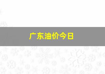 广东油价今日