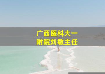 广西医科大一附院刘敏主任