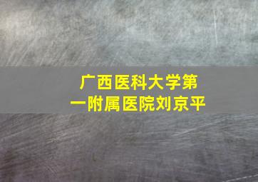 广西医科大学第一附属医院刘京平