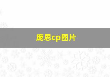 庞思cp图片