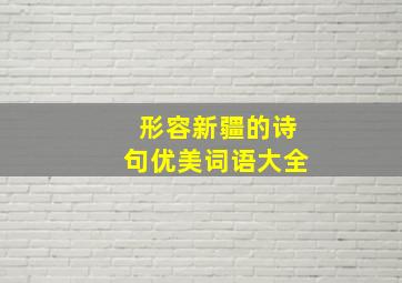 形容新疆的诗句优美词语大全