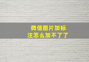 微信图片加标注怎么加不了了