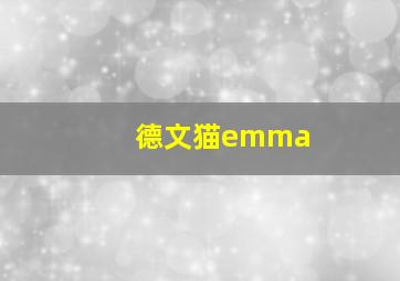 德文猫emma