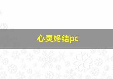 心灵终结pc