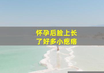 怀孕后脸上长了好多小疙瘩