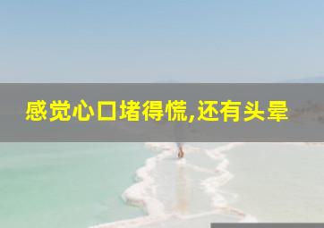 感觉心口堵得慌,还有头晕