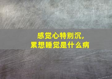 感觉心特别沉,累想睡觉是什么病